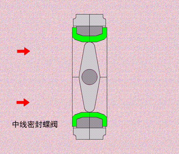 蝶阀结构图